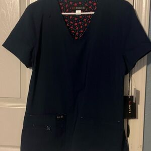 Koi Blue Scrub top
